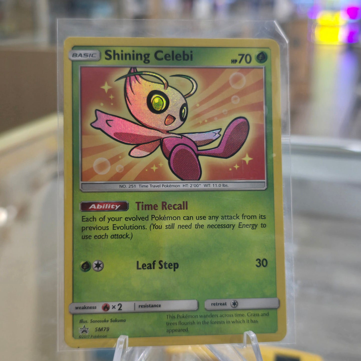 Shining Celebi - SM79 - SM Promos (NM)