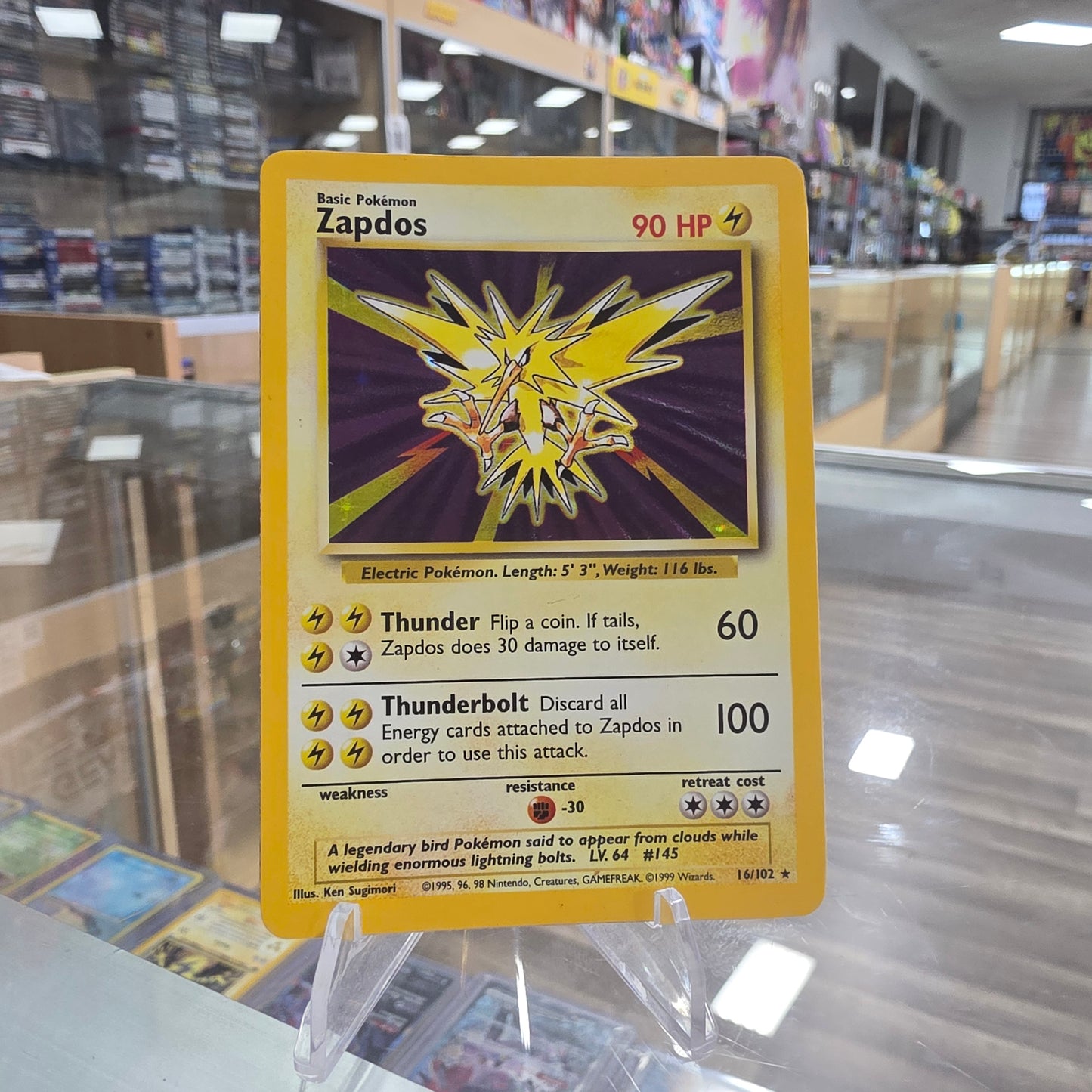 Zapdos - Base Set (LP)