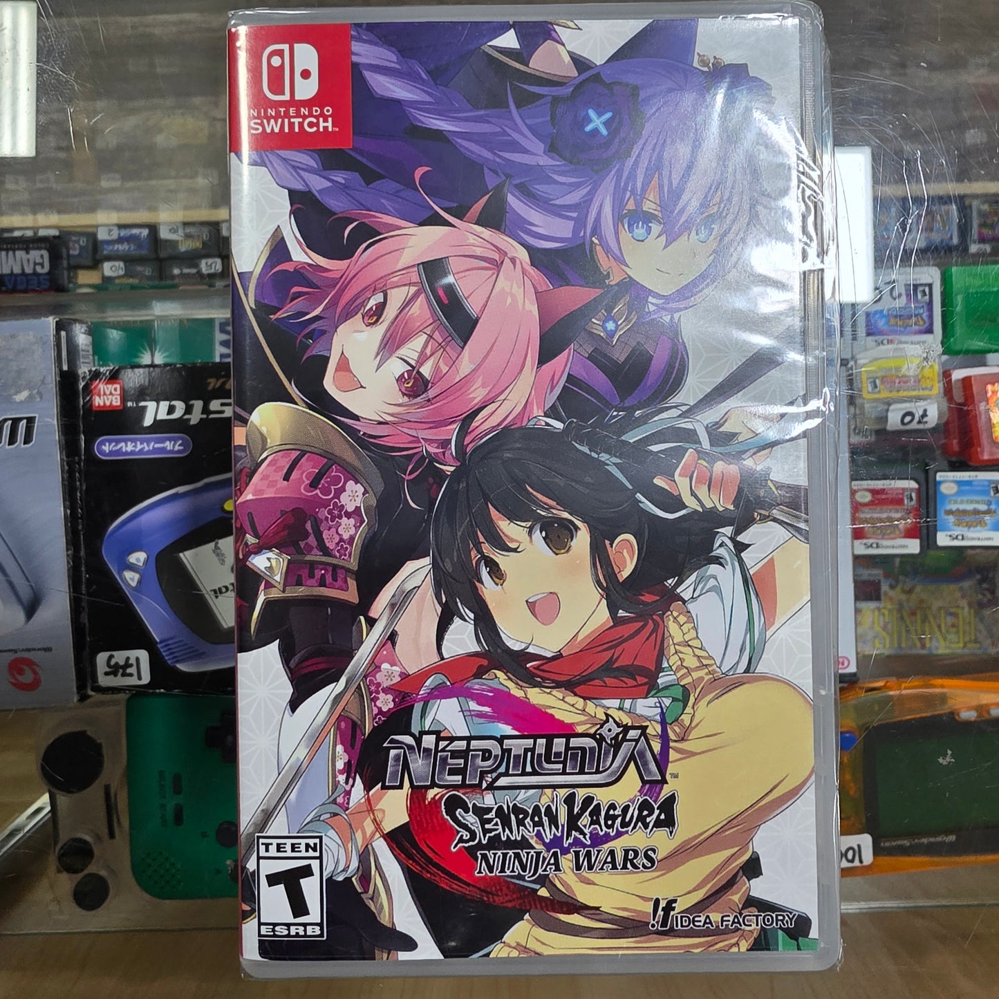 New Sealed Neptune X Senran Kagura Ninja Wars Nintendo Switch Limited Edition [Scroll and Game]