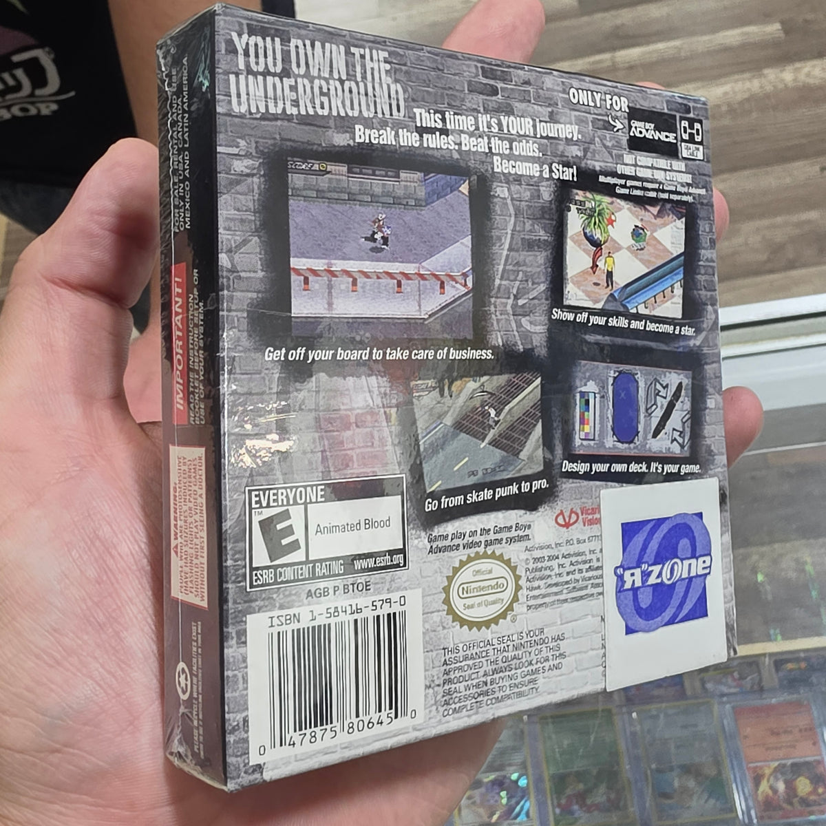 Tony Hawk Underground Nintendo GameBoy Advance (UNOPENED)