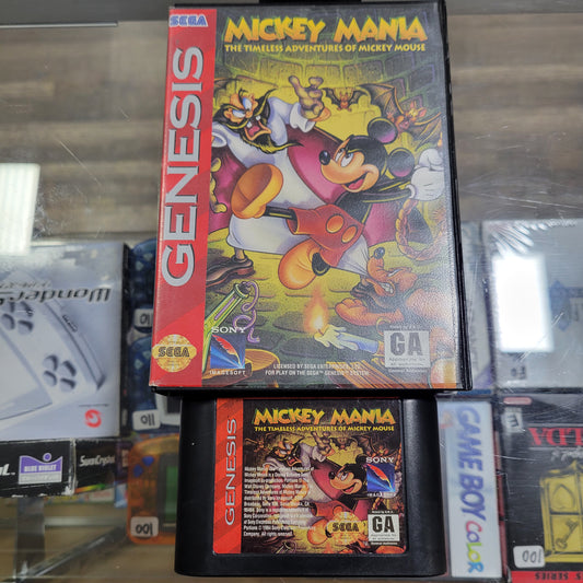 Mickey Mania The Timeless Adventures of Mickey Mouse Sega Genesis
