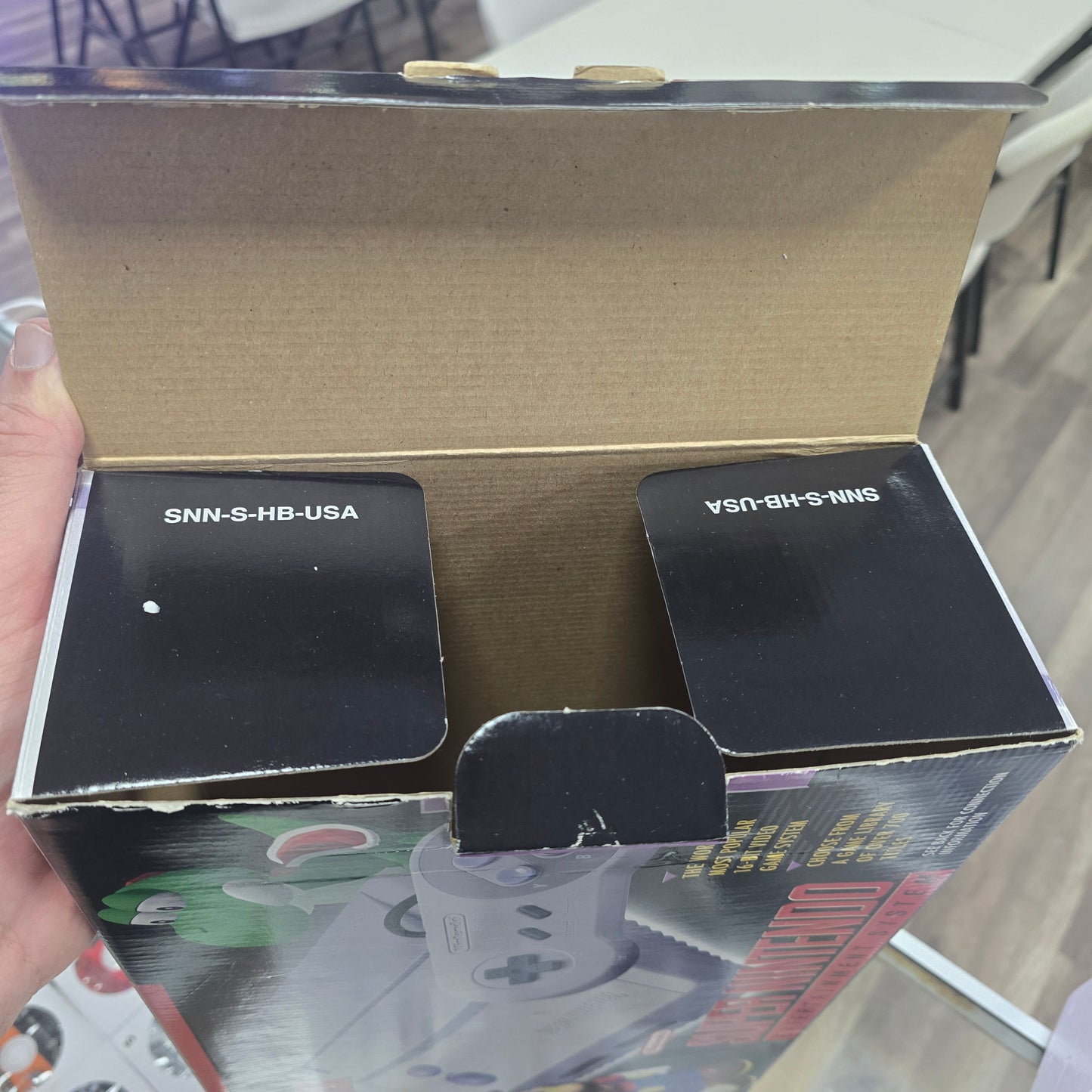 Super Nintendo System Jr. CIB (Very Clean Box)