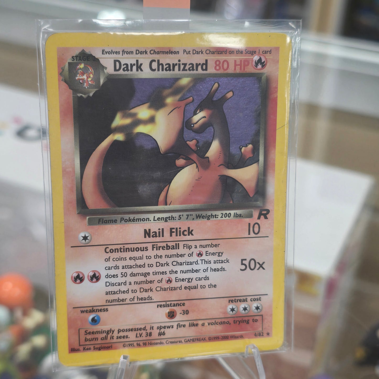 Dark Charizard (4) - Team Rocket Holofoil (HP)