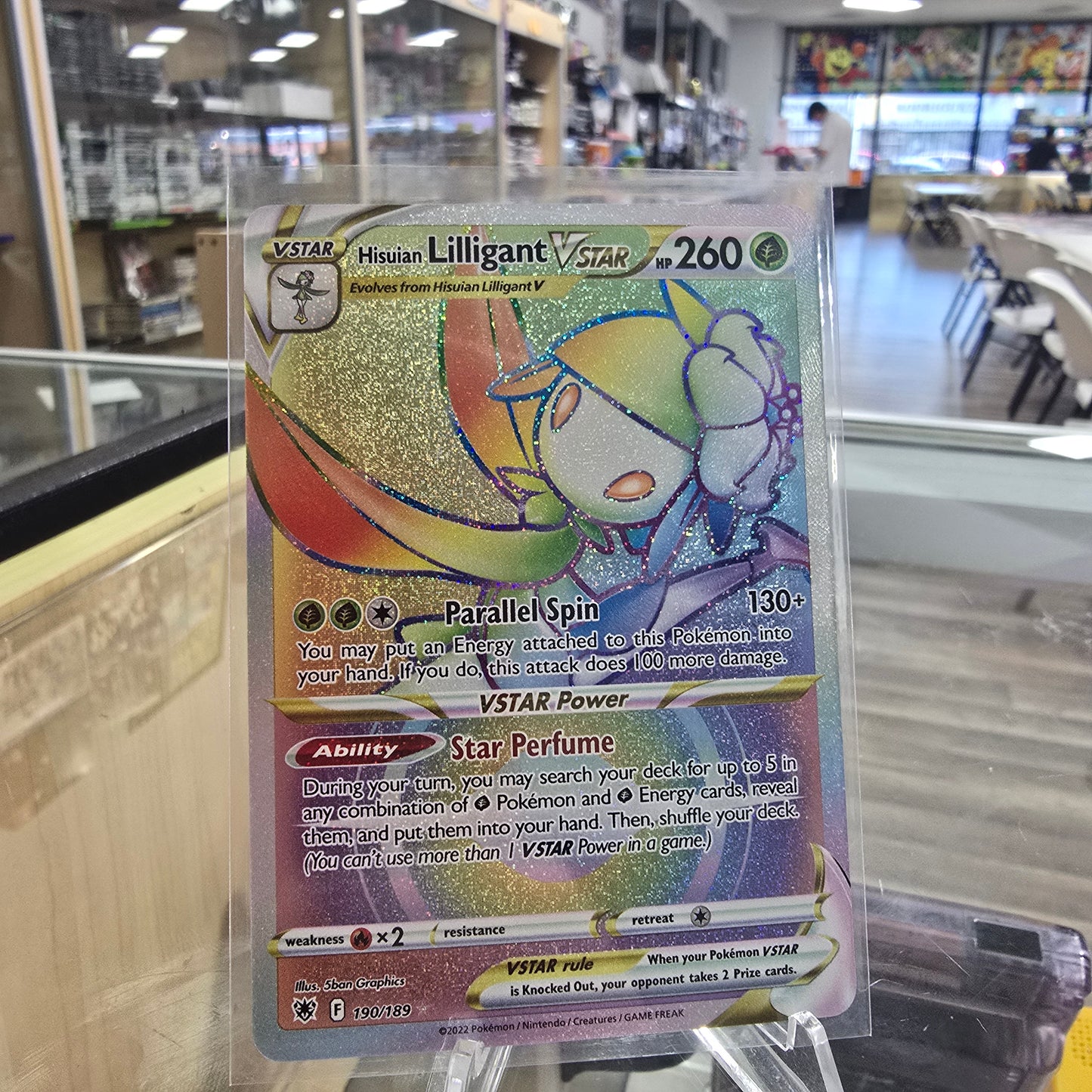 Hisuian Lilligant VSTAR (Secret) - SWSH10: Astral Radiance (NM)