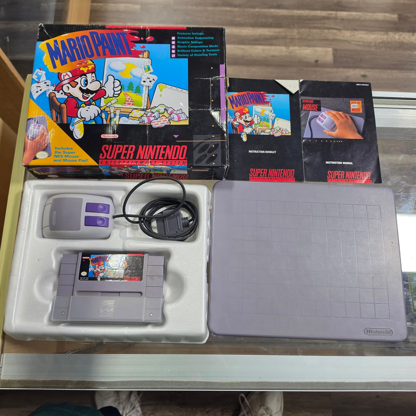 Mario Paint [Mouse Bundle] Super Nintendo