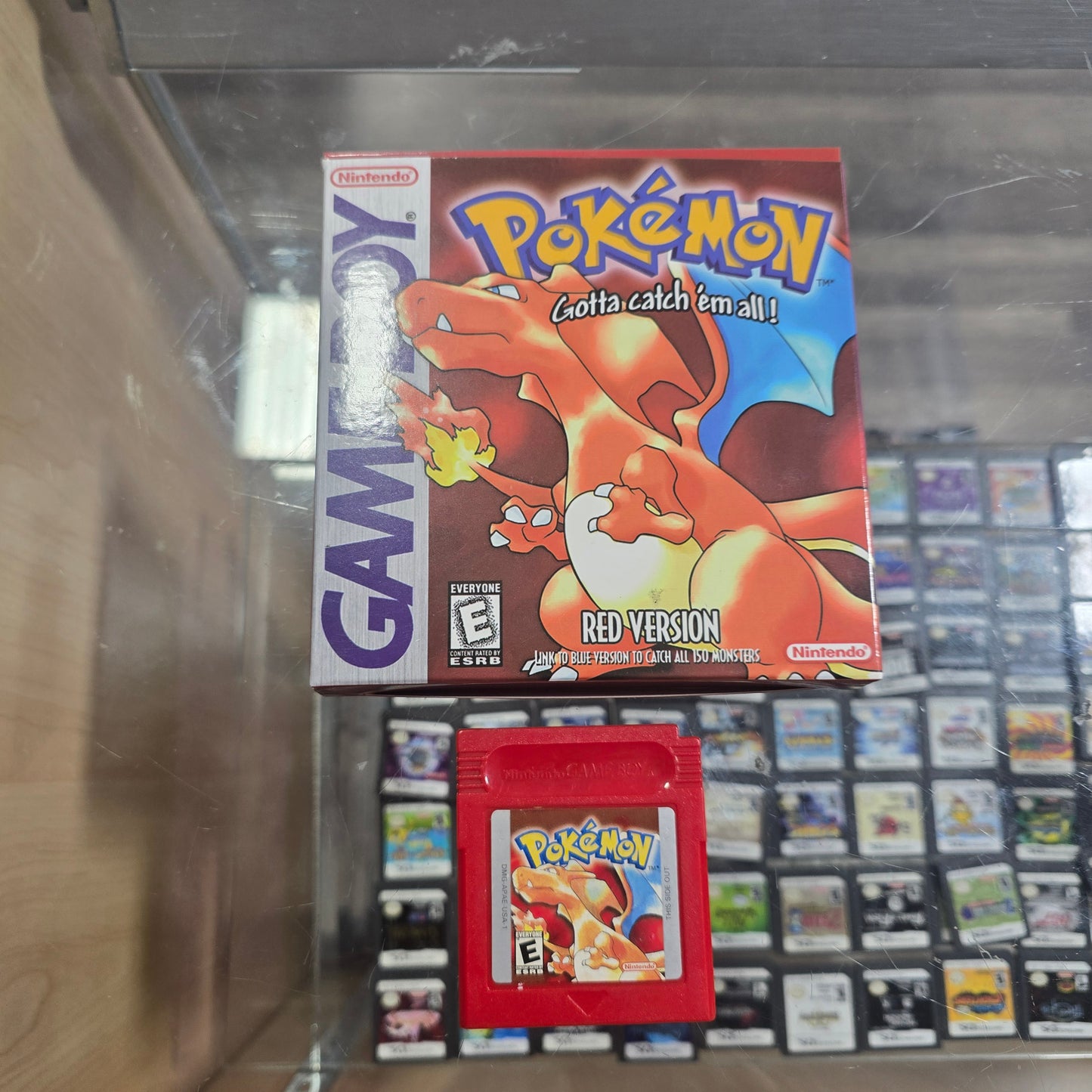 Pokémon Red (New Battery) (Authentic) (Saves) Nintendo GameBoy with REPRODUCTION BOX