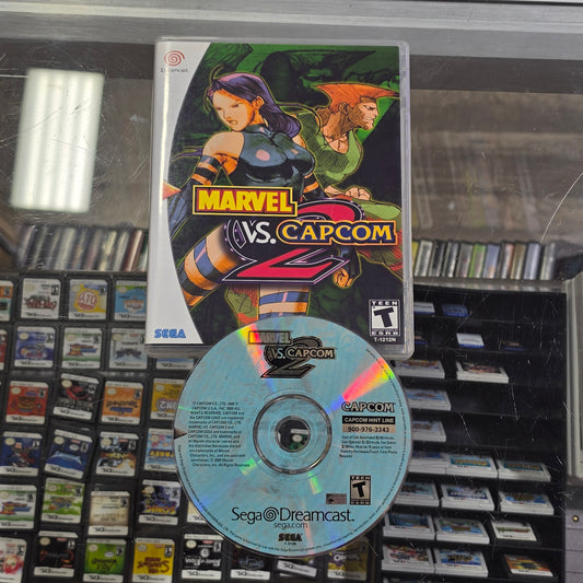 Marvel vs Capcom 2 with Custom Case Sega Dreamcast
