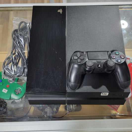 Playstation 4 System [Low Firmware 9.00] Power Cable, HDMI, Controller Included.