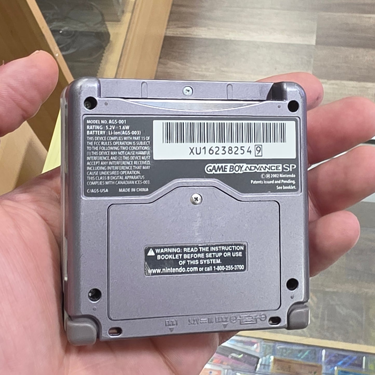 NES Nintendo Gameboy Advance SP Handheld System with Charger (001 Model)