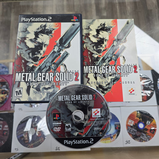 Metal Gear Solid 2 CIB Playstation 2