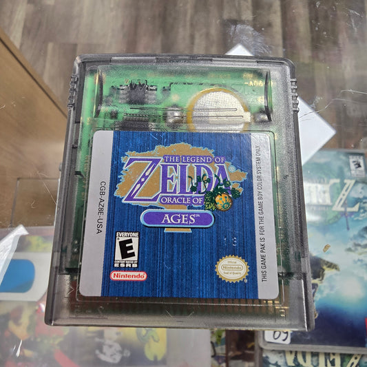 Zelda Oracle of Ages GameBoy Color (New Battery) Saves