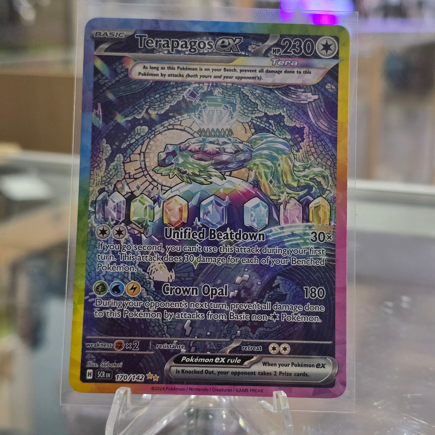 Terapagos ex - 170/142 - SV07: Stellar Crown (NM)