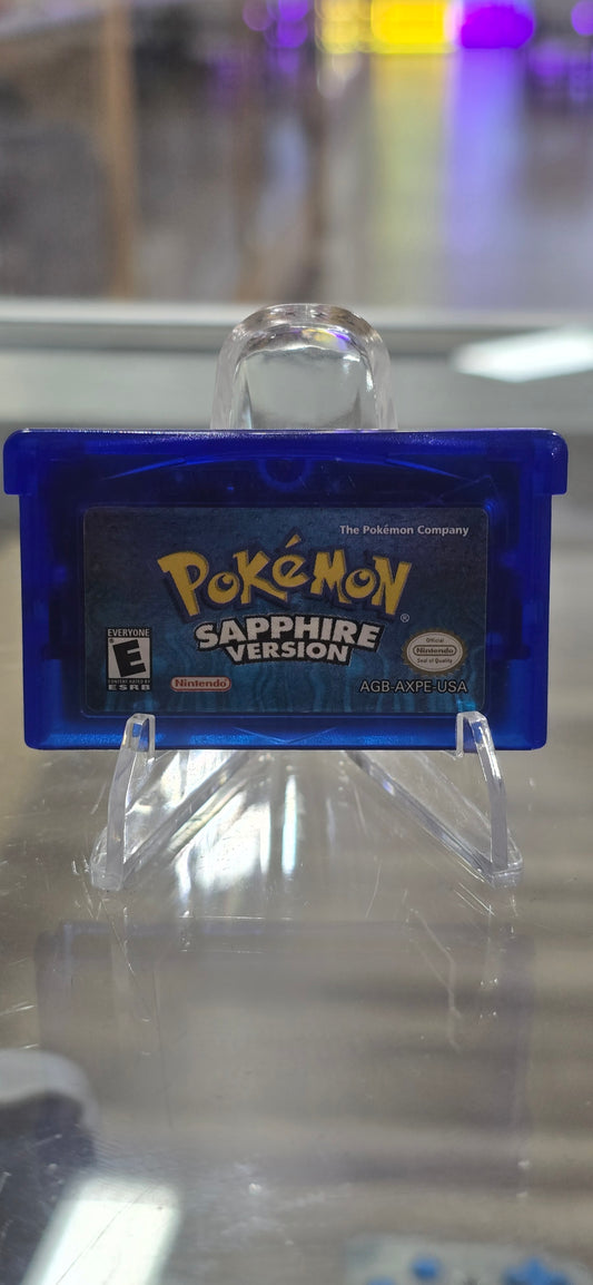 Pokémon Sapphire (DRY BATTERY) (Authentic) Nintendo Gameboy Advance