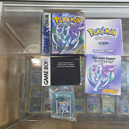 Pokémon Crystal (Authentic) CIB Nintendo Gameboy Color