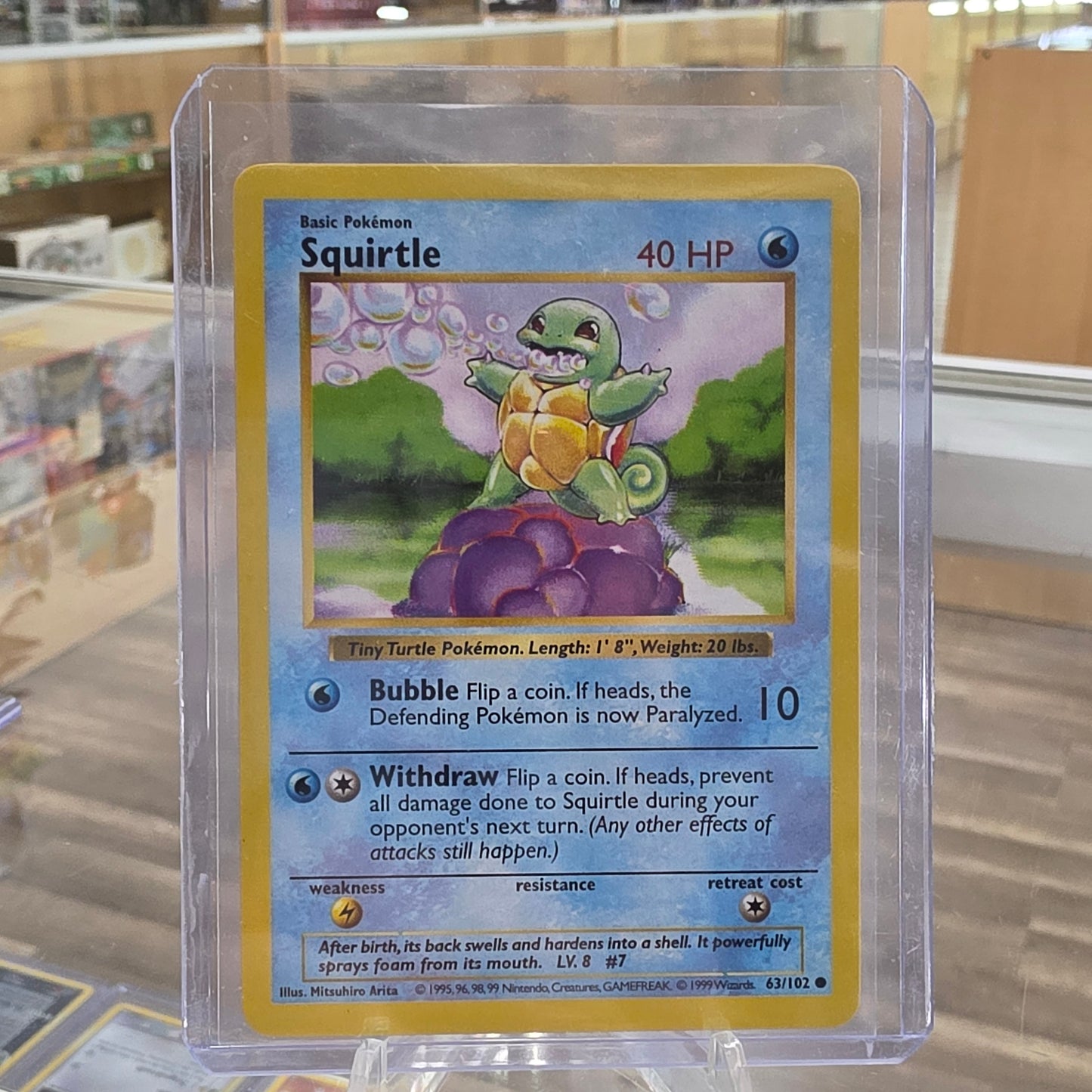 Squirtle - Base Set (Shadowless) (NM)