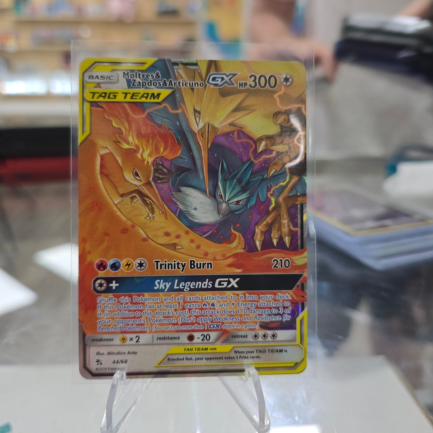 Moltres & Zapdos & Articuno GX - Hidden Fates (NM)