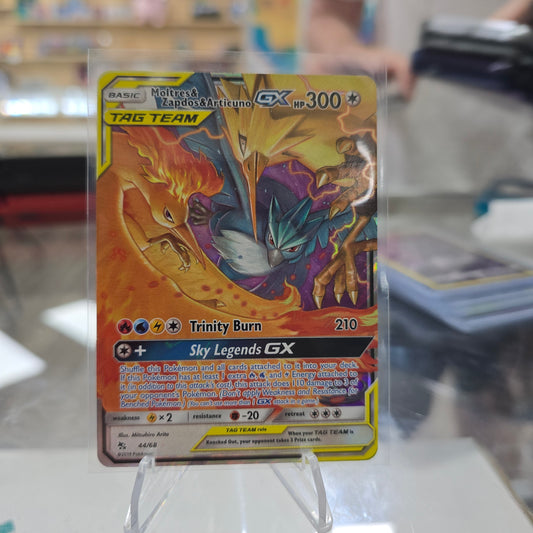 Moltres & Zapdos & Articuno GX - Hidden Fates (NM)