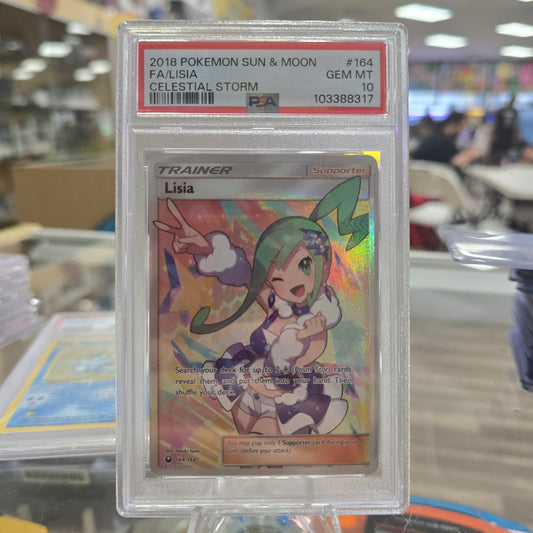 Lisia (Full Art) - SM - Celestial Storm (PSA 10)