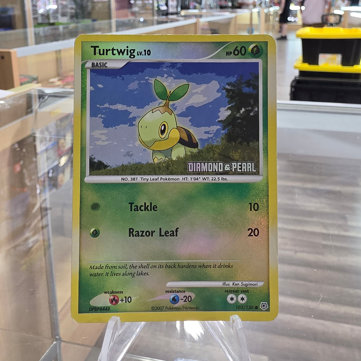 Turtwig - 103/130 [Diamond & Pearl] - Burger King Promos (MP)
