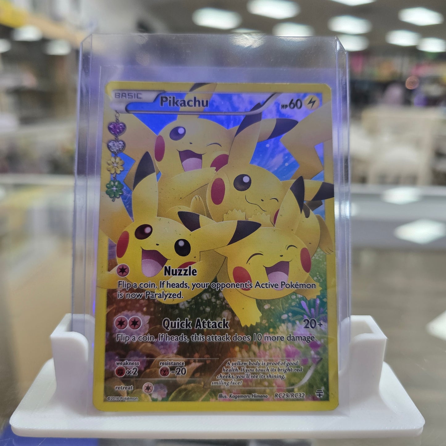 Pikachu (Full Art) - Generations: Radiant Collection (GEN) (HEAVY PLAY)
