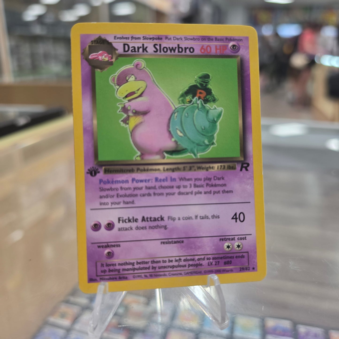 Dark Slowbro (29) - Team Rocket (NM)