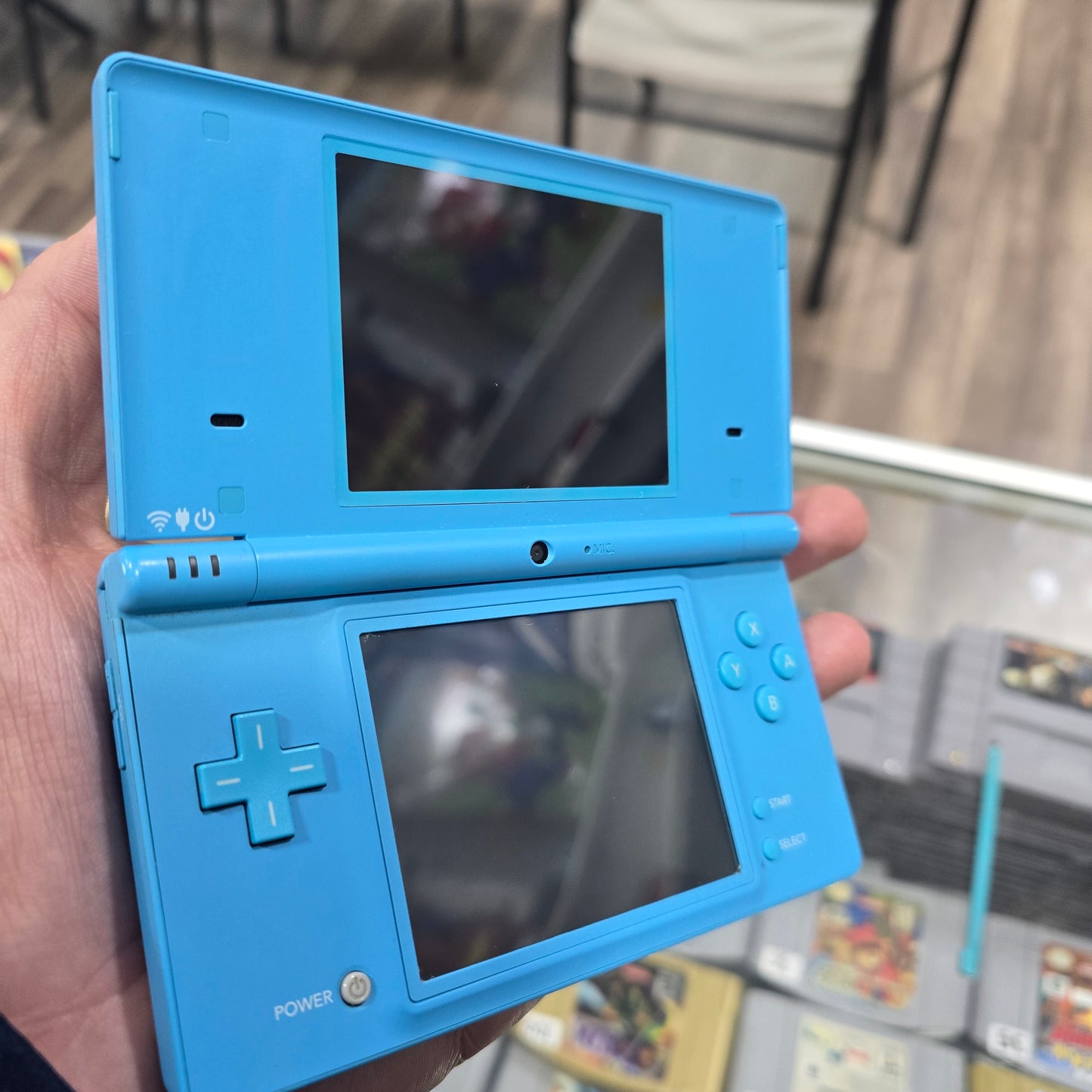 Baby Blue Nintendo DSi Handheld System with Charger