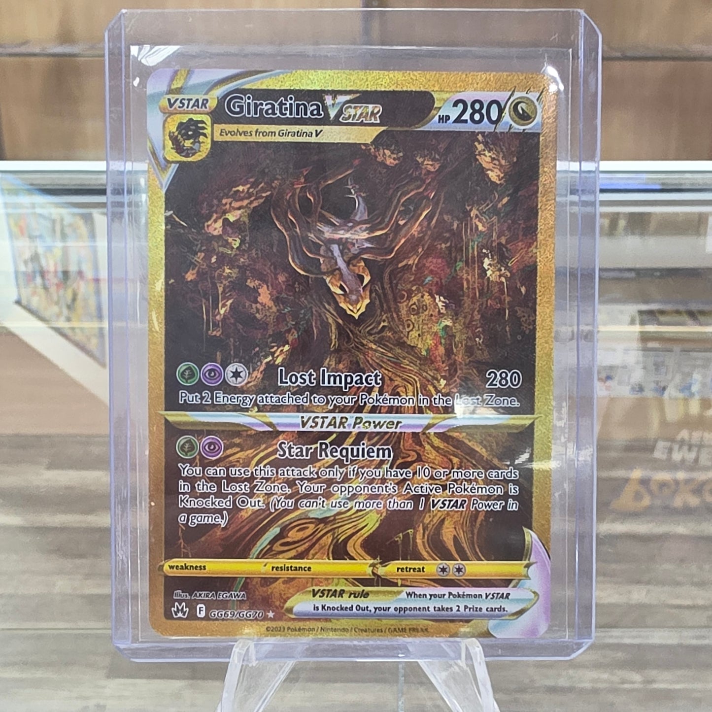 (NM) Giratina VSTAR (Secret) - SWSH: Crown Zenith: Galarian Gallery