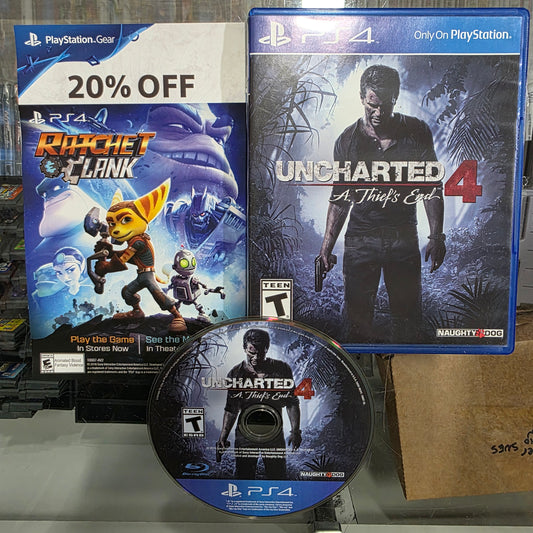 Uncharted 4 A Thiefs End Playstation 4