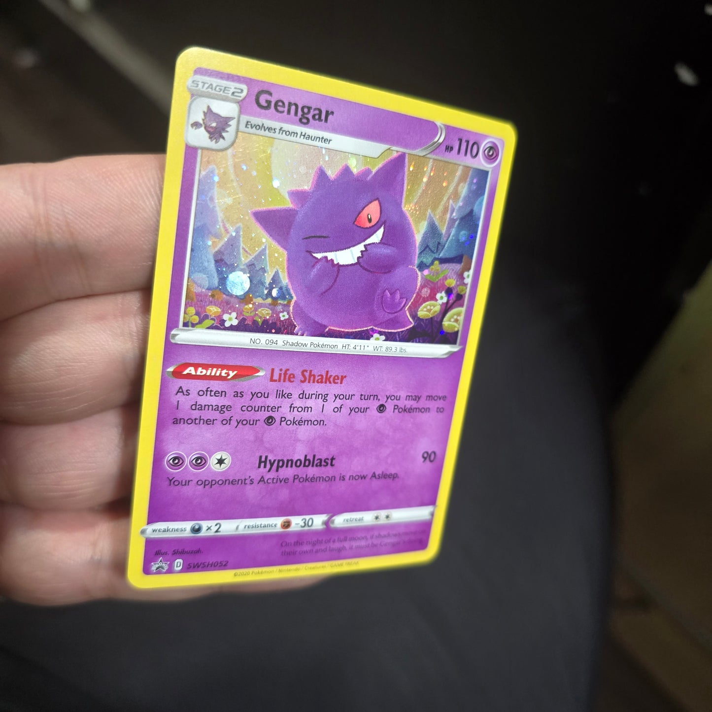 Gengar - SWSH052 - SWSH: Sword & Shield Promo Cards (NM)