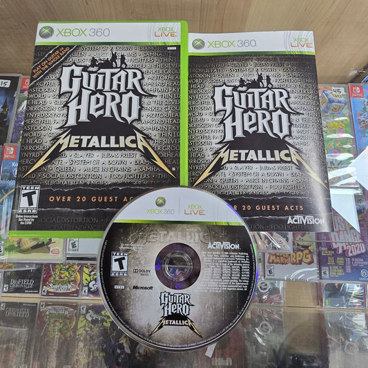 Guitar Hero Metallica Xbox 360