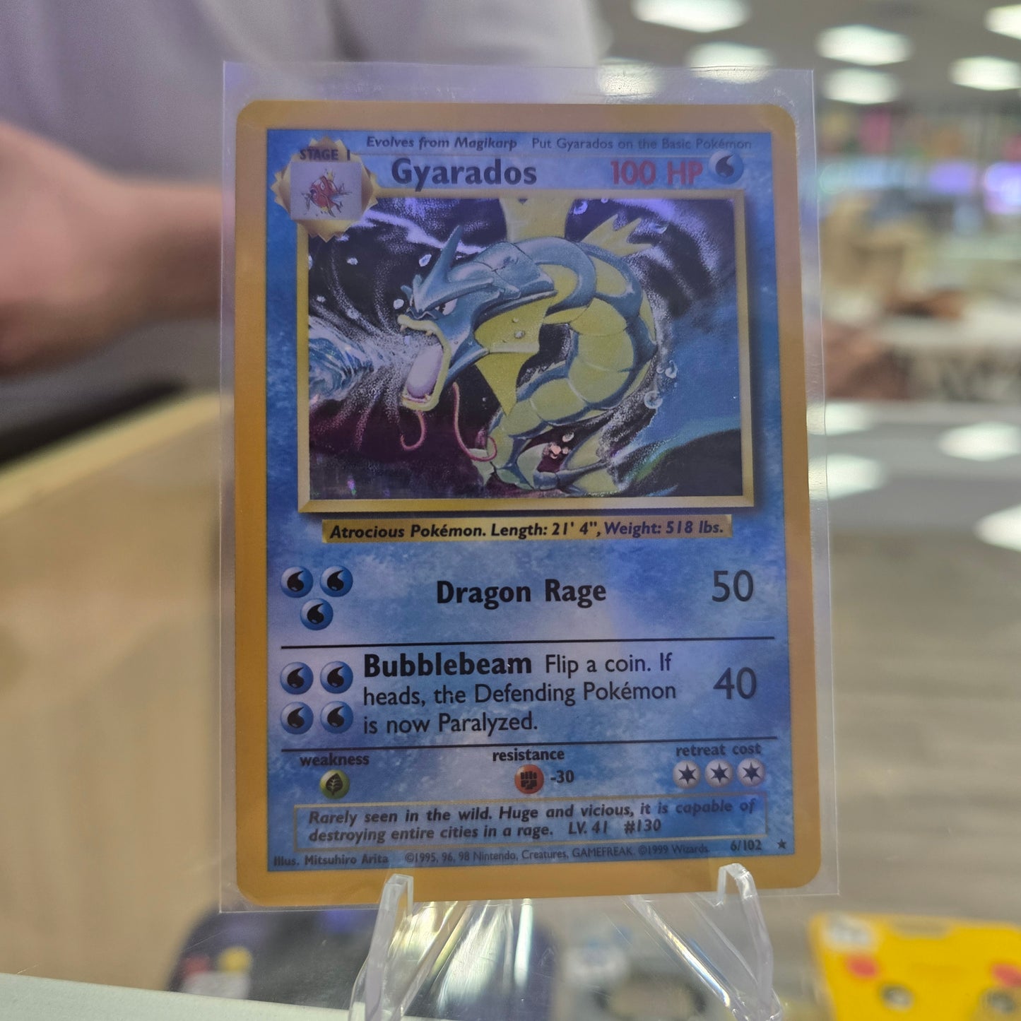 Gyarados - Base Set Holofoil (LP)