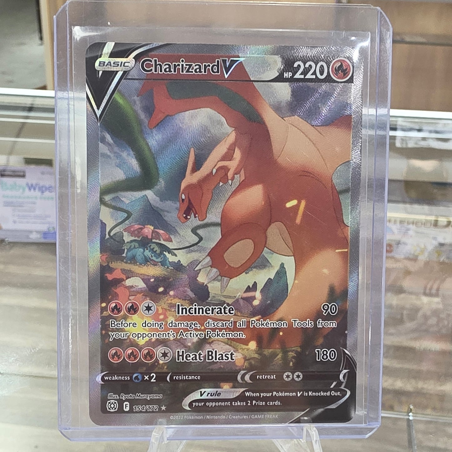 (NM) Charizard V (Alternate Full Art) - SWSH09: Brilliant Stars
