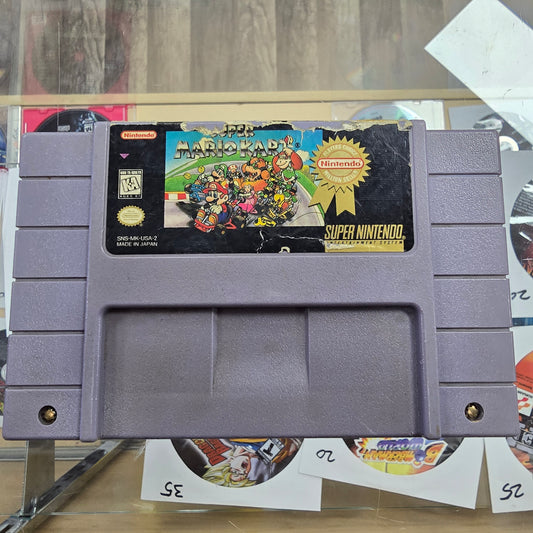 Super Mario Kart (Rough Label) Super Nintendo