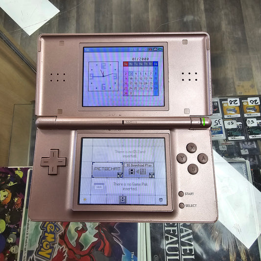 Pink Nintendo DS Lite Handheld System (No Charger)