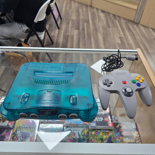 Funtastic Ice Blue Nintendo 64 System
