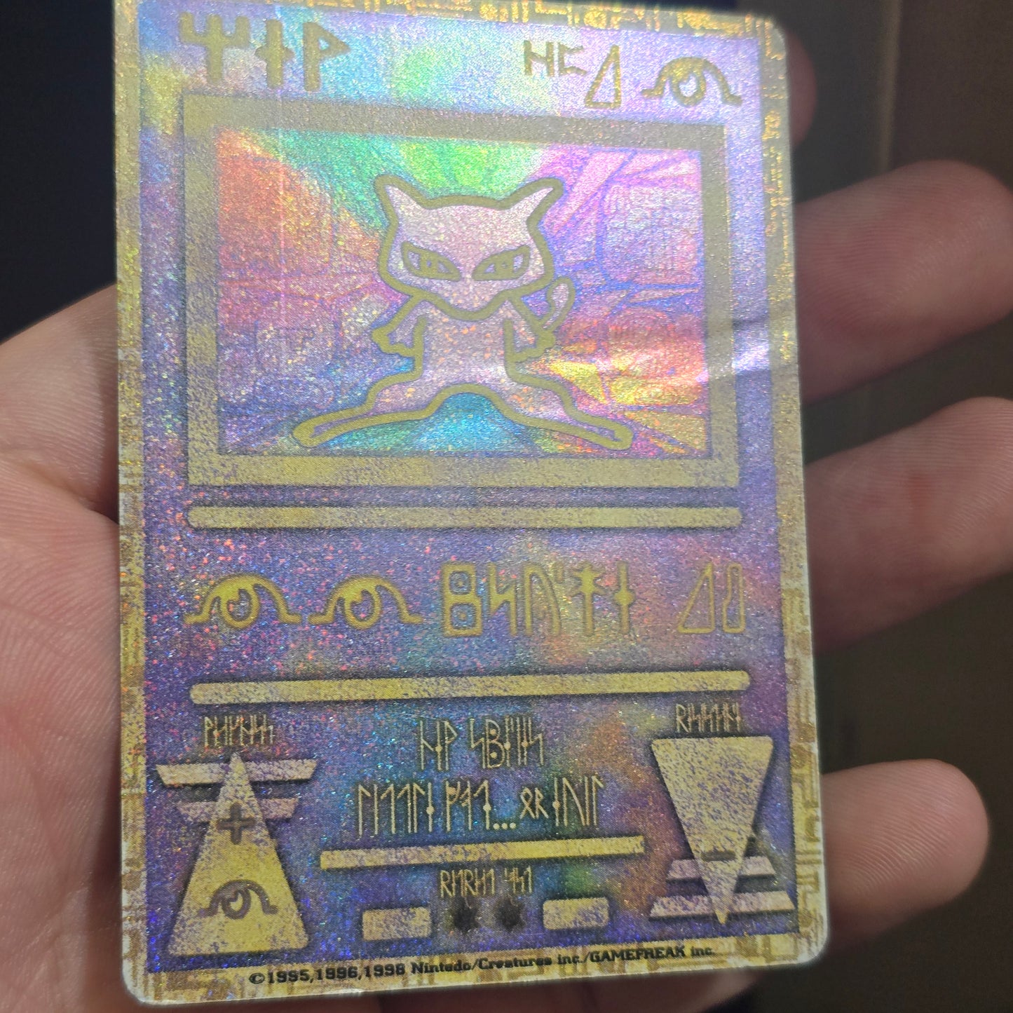 Ancient Mew Nintendo Error Promo Holo 1995 Japanese Pokemon Card (HP)