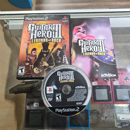 Guitar Hero III Legends of Rock Playstation 2