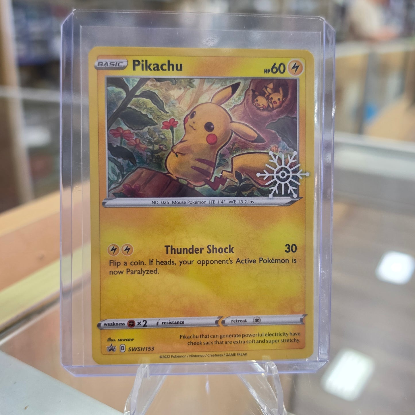 Pikachu - SWSH153 (Holiday Calendar) - SWSH: Sword & Shield Promo Cards (NM)