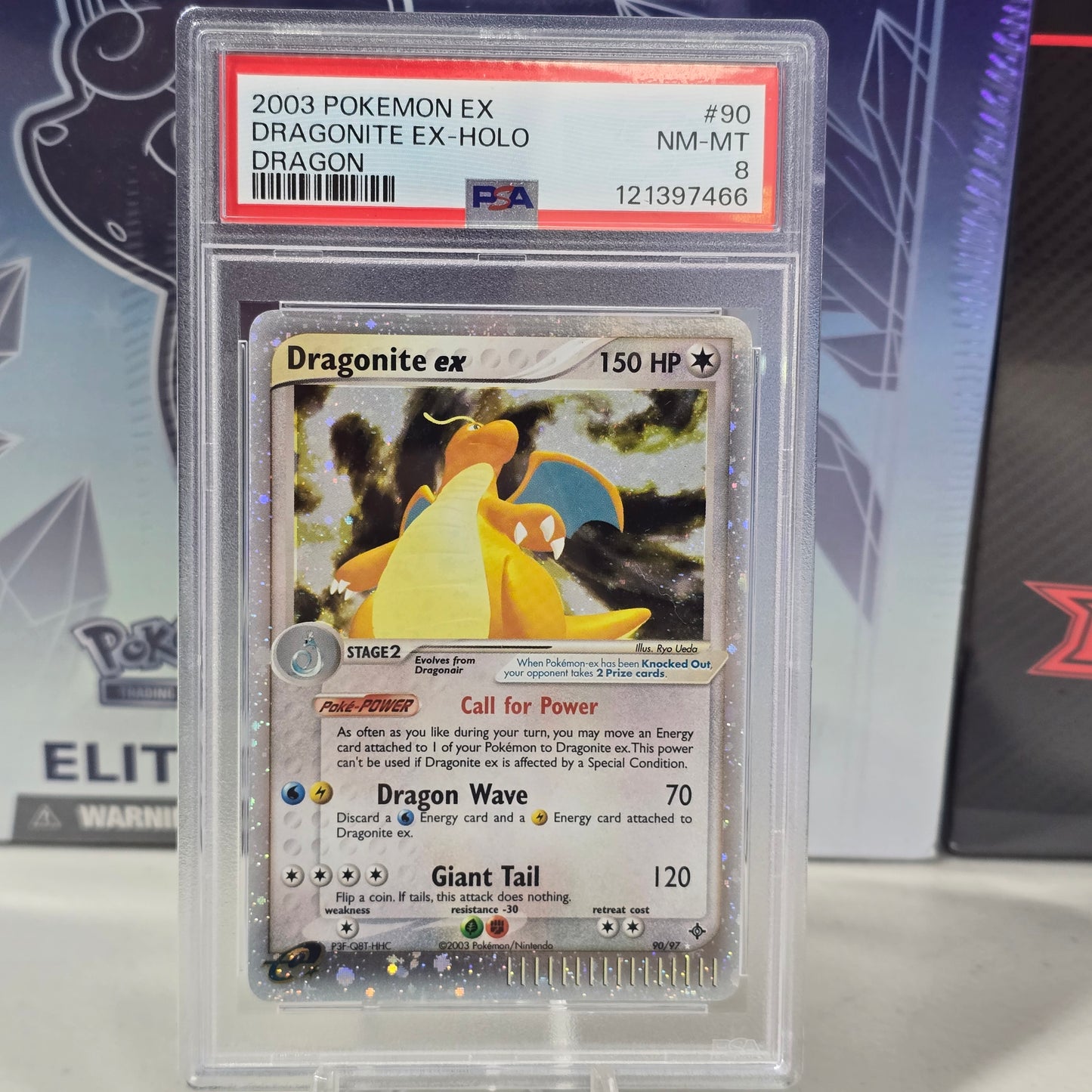 Dragonite ex - Dragon (PSA 8)