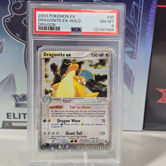 Dragonite ex - Dragon (PSA 8)