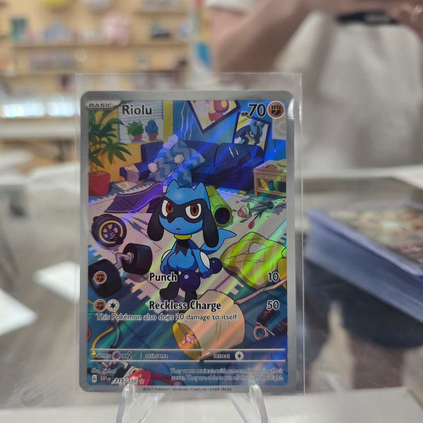 Riolu - 215/198 - SV01: Scarlet & Violet Base Set (NM)