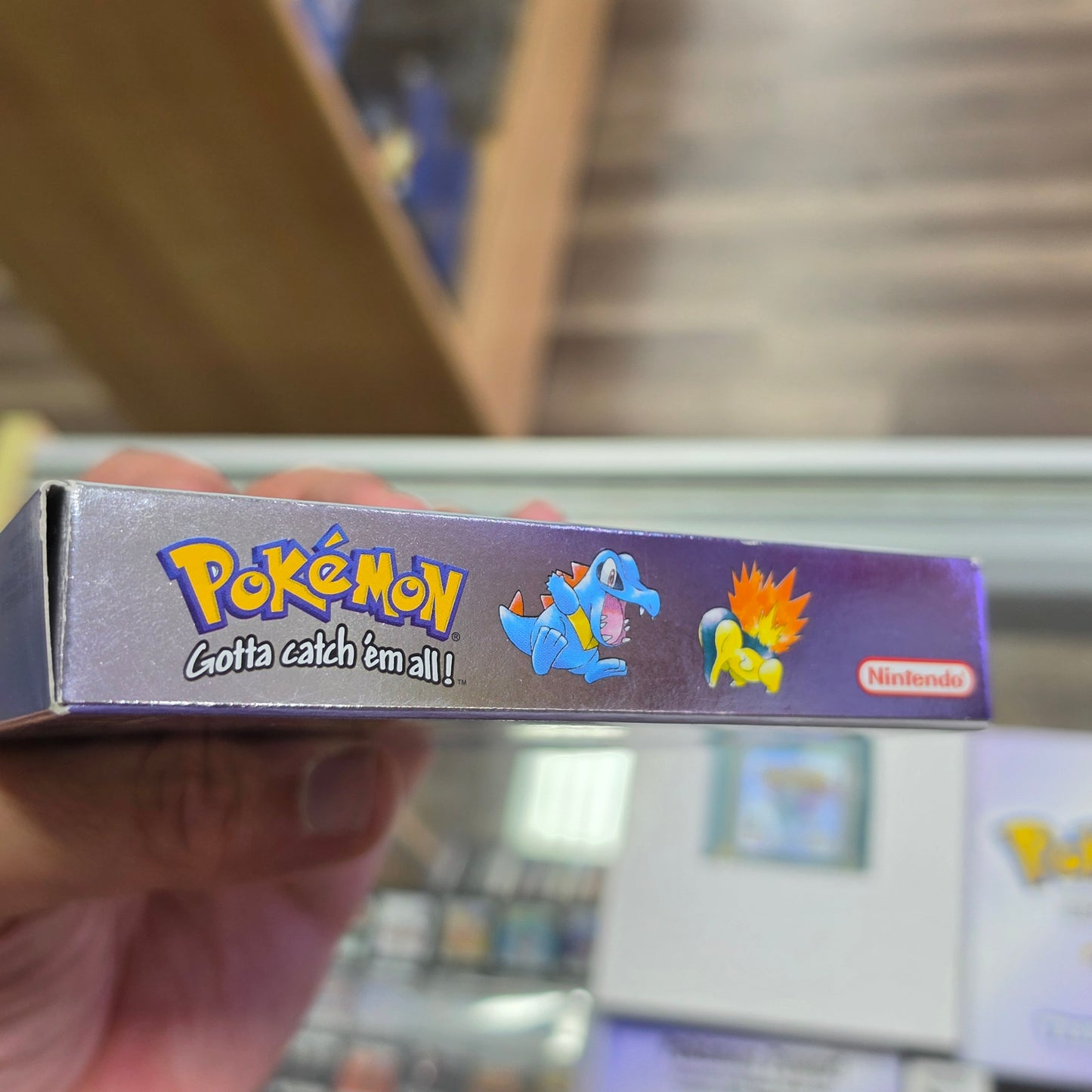Pokémon Crystal (Authentic) CIB Nintendo Gameboy Color (Clean Box) - Misprint