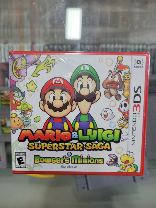 Mario and Luigi Superstar Saga and Bowsers Minions Nintendo 3DS