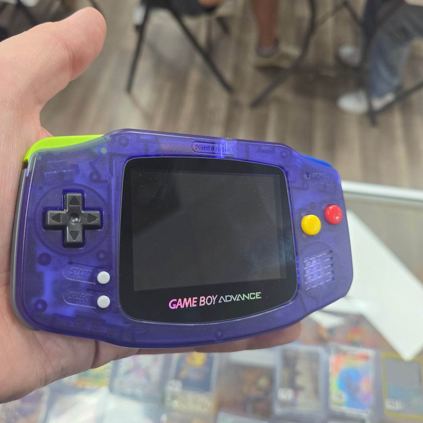 Custom Nintendo Gameboy Advance Handheld System with IPS Brighter Screen