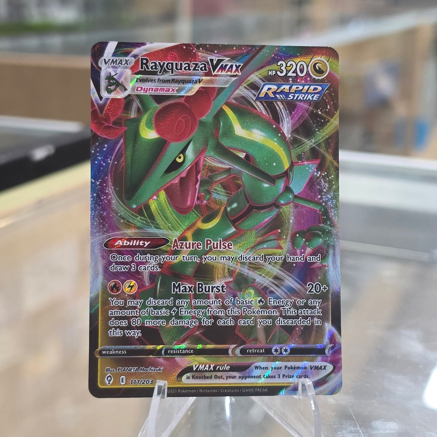 Rayquaza VMAX - SWSH07: Evolving Skies (NM)