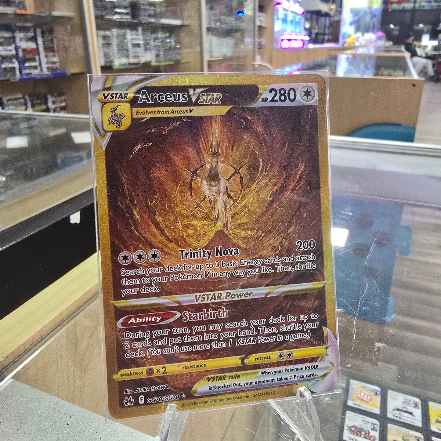 Arceus VSTAR (Secret) - Crown Zenith: Galarian Gallery (NM)
