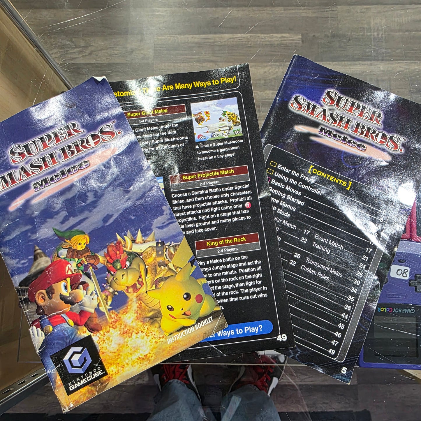Super Smash Bros. Melee Nintendo Gamecube [Bad Manual]