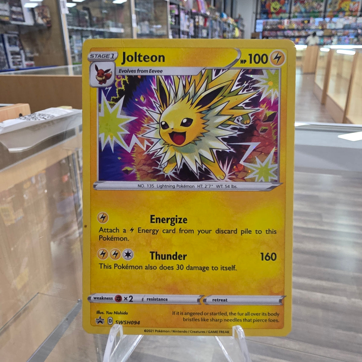 (NM) Jolteon - SWSH094 - SWSH: Sword & Shield Promo Cards