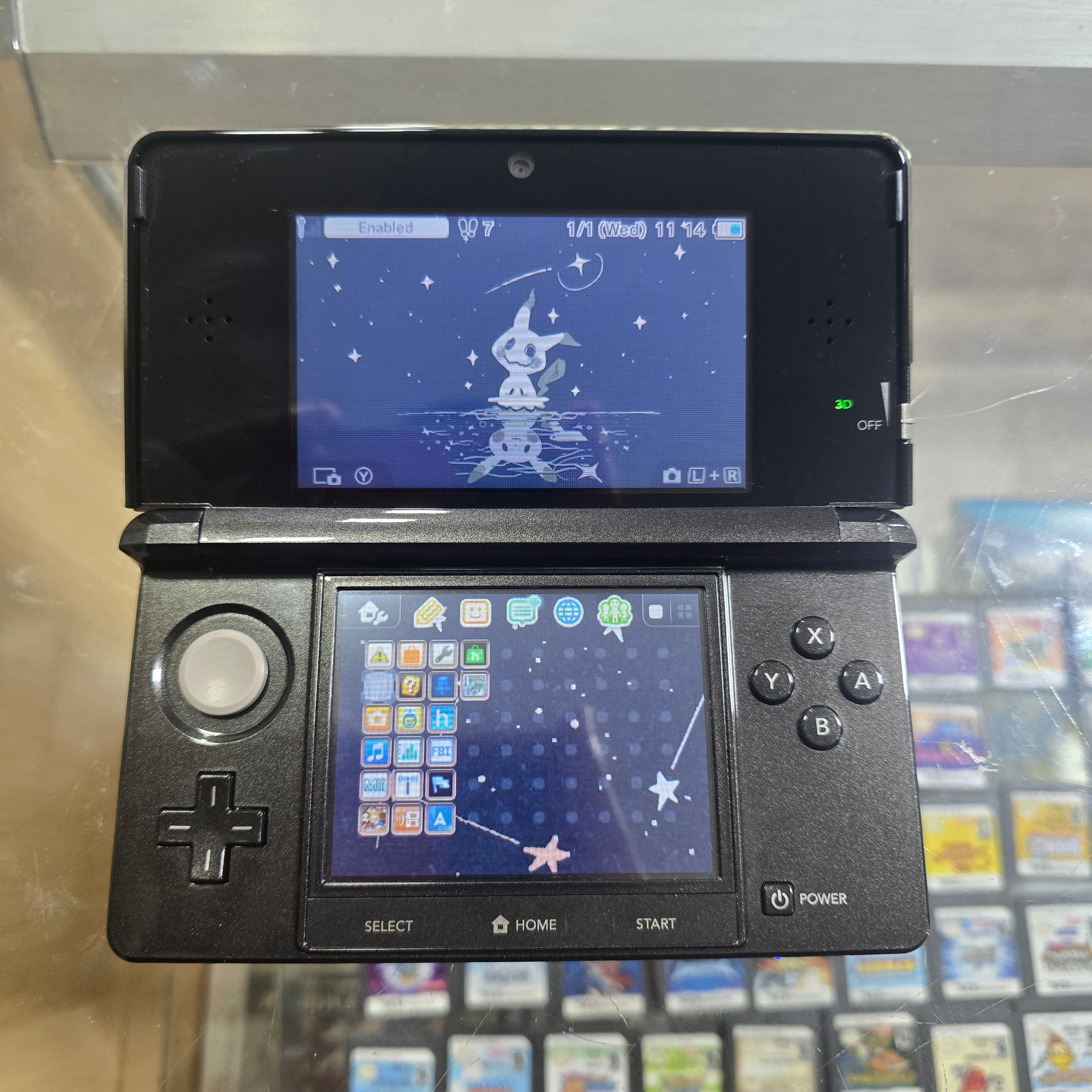 Black Nintendo 3DS Handheld System with Digital Games – buttondelight