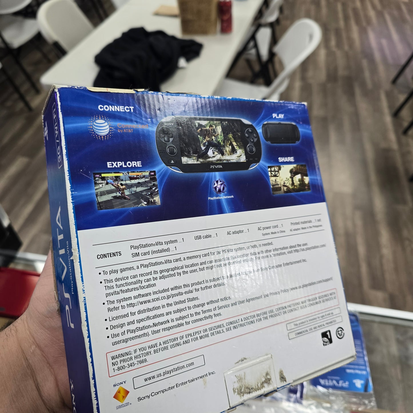 PlayStation Vita 3G/WiFi Edition System CIB